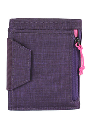 Life Venture Cardura Fabric Currency RFID Wallet Unisex, Purple