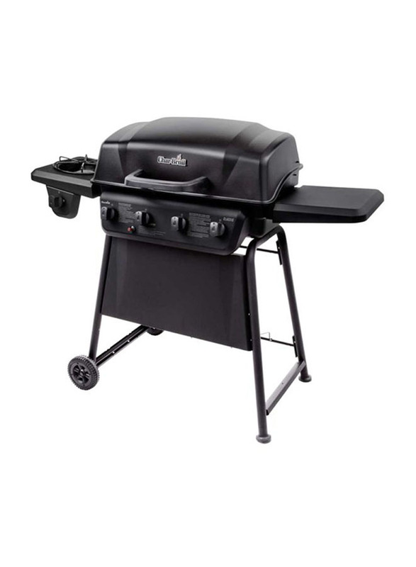 Char-Broil 4 Burner with Side Burner Gas Grill, Black