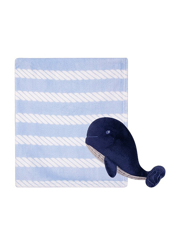 

Hudson Baby 2-Pieces Plush Blanket & Whale Toy