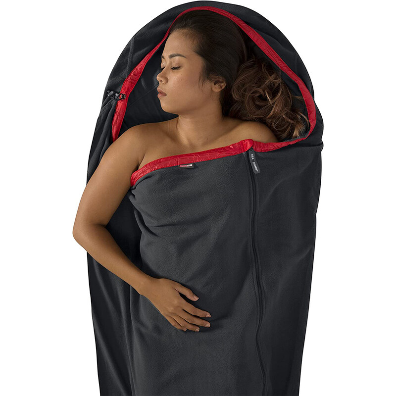 Sea To Summit Reactor Thermolite Mummy Liner Sleeping Bag, Black