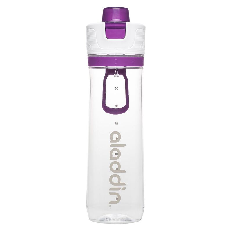 Aladdin 800ml Active Hydration Tracker Bottle, Purple