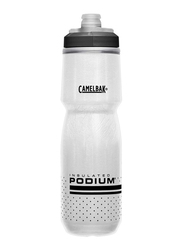 Camelbak Podium Chill Insulated Polypropylene Water Bottle, 24oz, White/Black