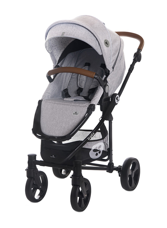 Lorelli Premium 3 in 1 Crysta Baby Stroller, Opaline Grey