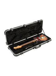 SKB Jaguar/Jazzmaster Type Shaped Hardshell -TSA Latch Over-Molded Handle Guitar Case, Black