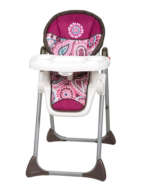 Baby Trend Pathway 35 Jogger Travel System Optic Pink & Sit Right High Chair, Multicolour