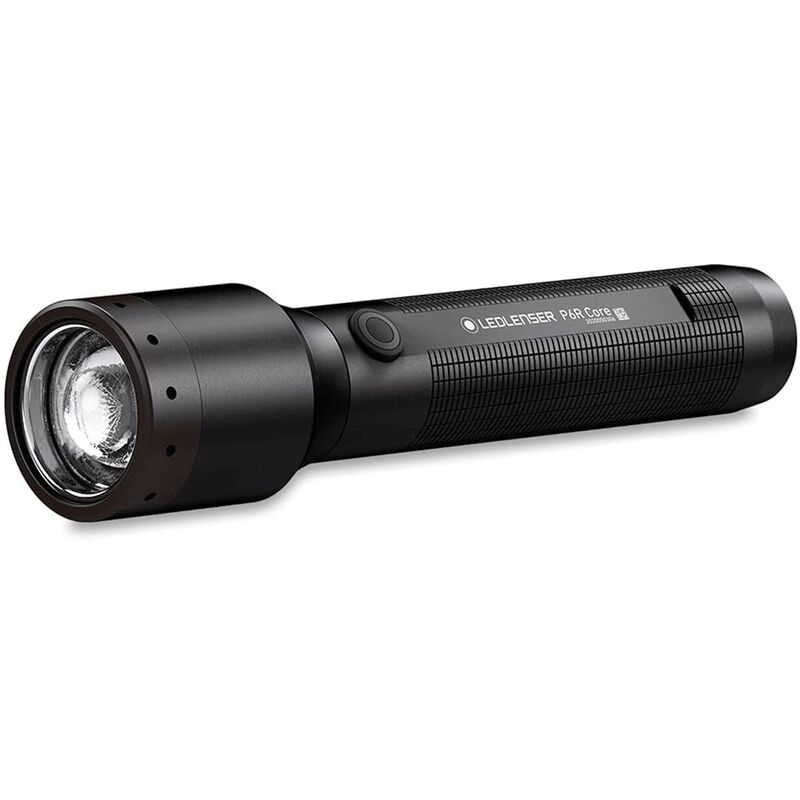 Ledlenser P6R Core Rechargeable Flashlight Torch, Black