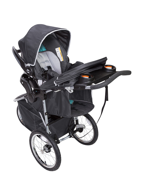 Baby Trend Pathway 35 Jogger Travel System, Black/Blue
