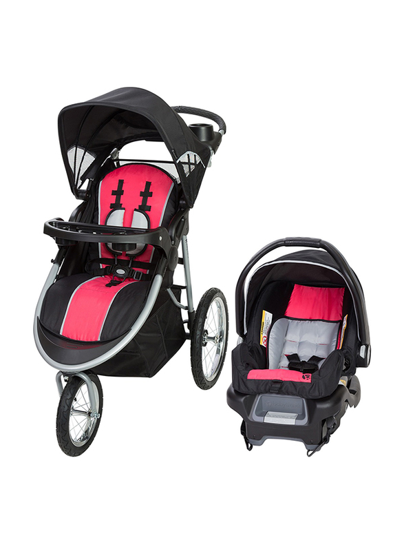 Baby Trend Pathway 35 Jogger Travel, Black/Pink