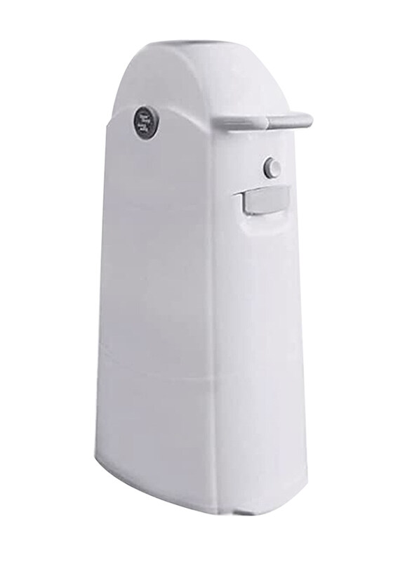 

Diaper Champ Medium Nappy Bin, Silver