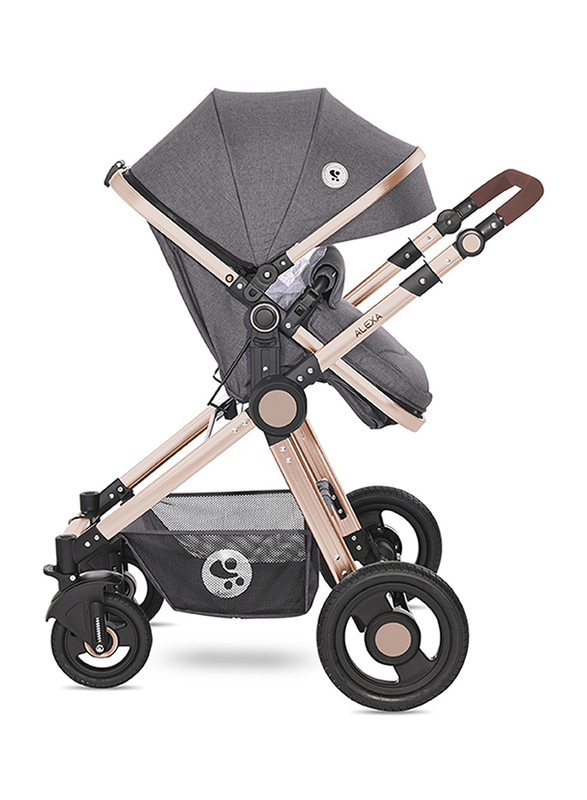 Lorelli Premium Alexa Baby Stroller Set, Luxe Black