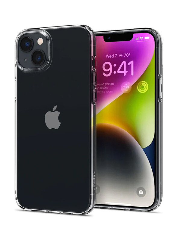 

NA Spigen Apple iPhone 14 Plus Crystal Flex Mobile Phone Case Cover, Clear