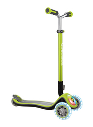 Globber Elite Prime Lights Scooter, Lime