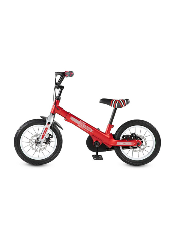 SmarTrike Xtend MG+ Junior Balance Bike with Hydraulic Disc Brake, Red, Ages 3+