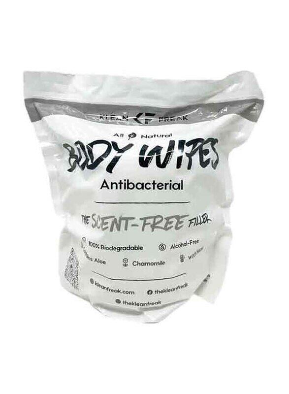 

Klean Freak 120-Piece The Filler Scent Free Body Wipes, White