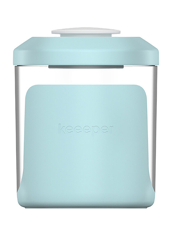 

Keeper Keeeper Antonio Cereal Jar, 1.25L, Blue/Clear