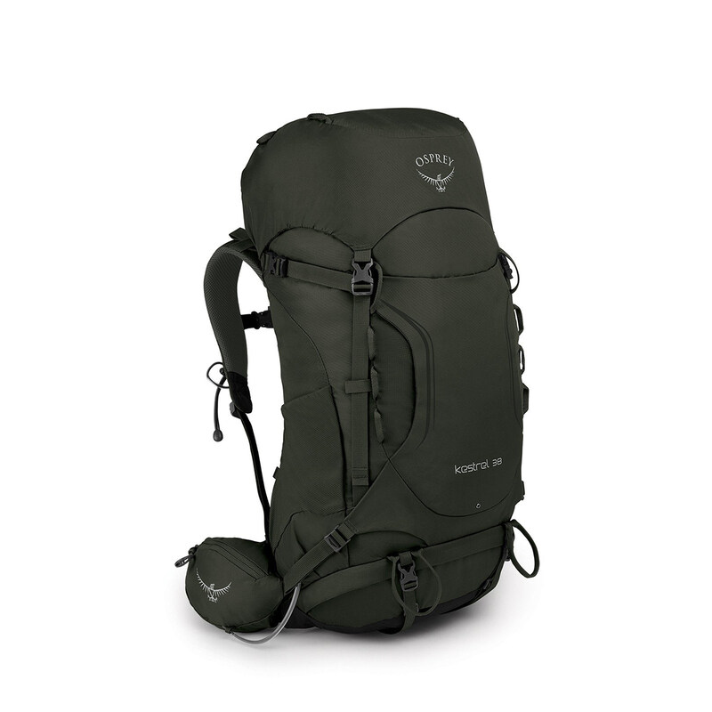 

Osprey Kestrel 38 Men's Hiking Backpack, Medium-Large, Black