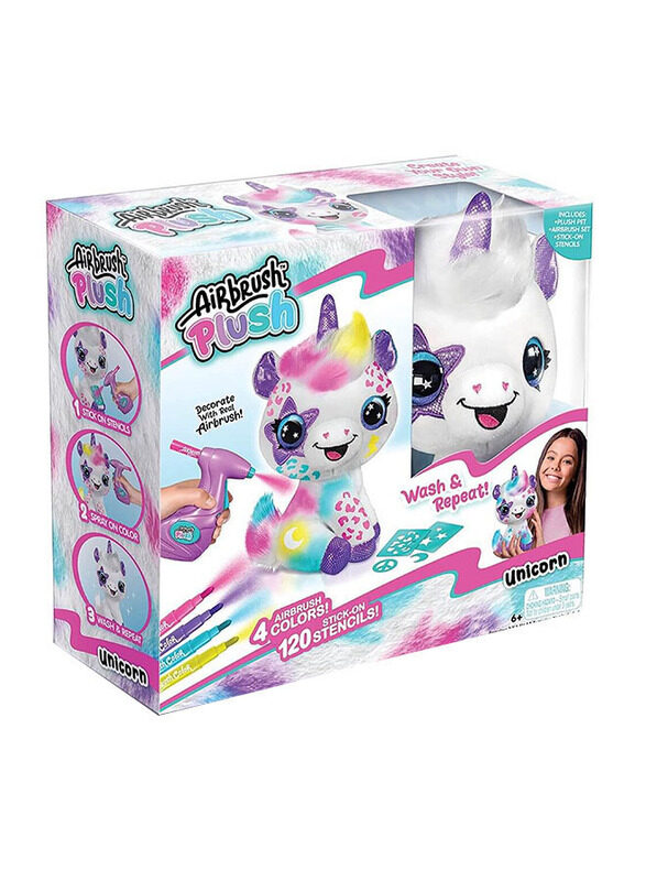 

Canal Toys Airbrush Plush Unicorn Playset, Ages 6+