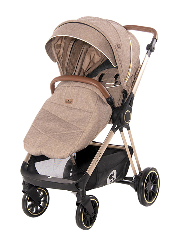 Lorelli Premium Angel 3-in-1 Baby Stroller, Beige