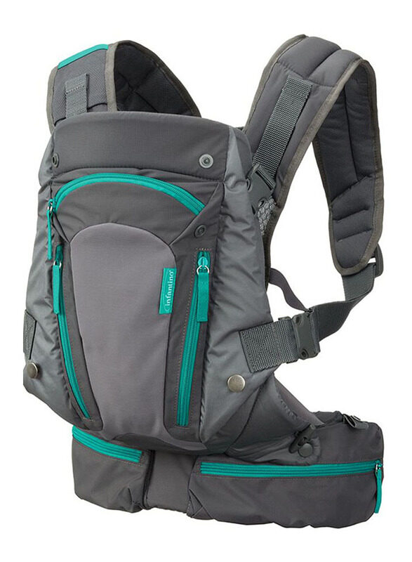 

Infantino Carry on MultiPocket Carrier, Grey/Blue