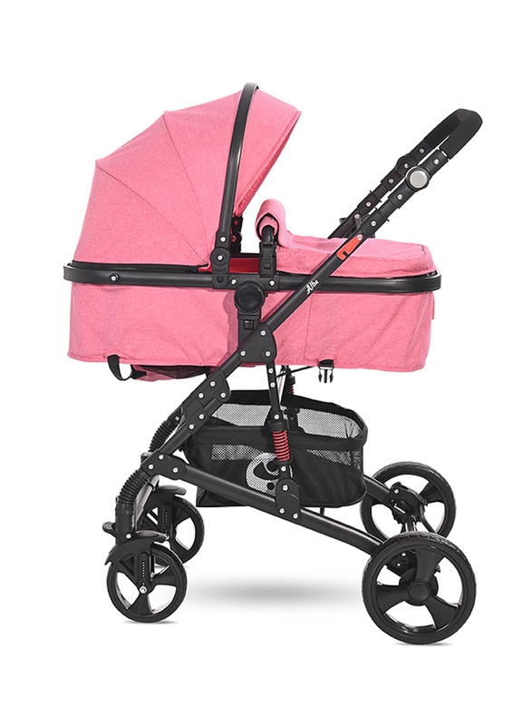 Lorelli Classic Baby Alba Classic Stroller, Candy Pink