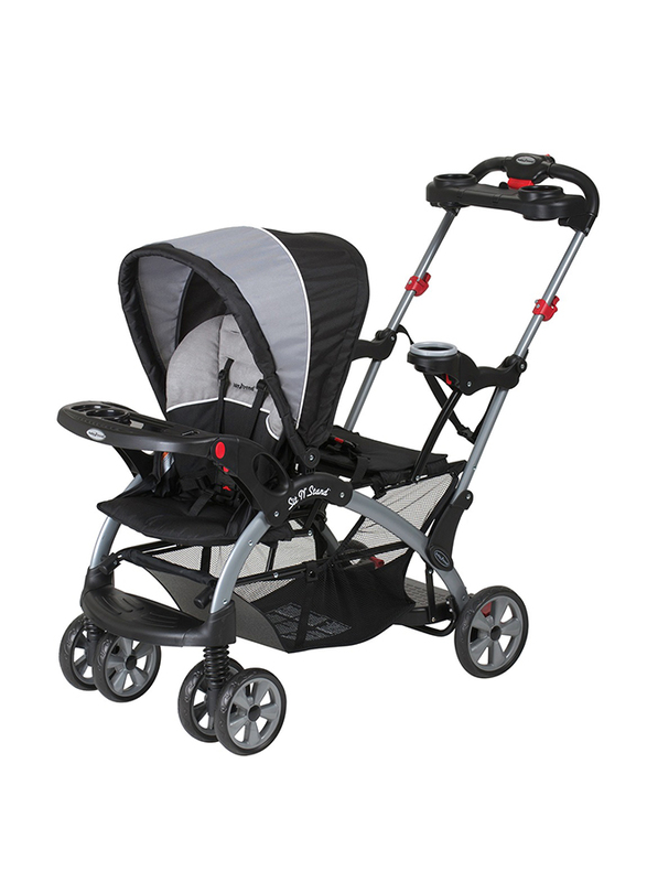 Baby Trend Sit N Stand Ultra Stroller, Black/Grey