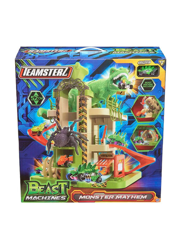 

Teamsterz Beast Machine Monster Mayhem Playset with 1 Car, 2 Pieces, Ages 4+