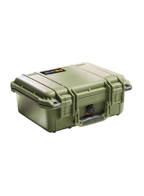 Pelican 1400 WL/WF Case with Foam, OD Green