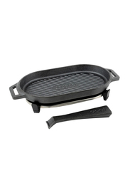 Ooni Cast Iron Grizzler Pan, Black