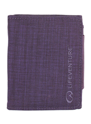 Life Venture Cardura Fabric Currency RFID Wallet Unisex, Purple