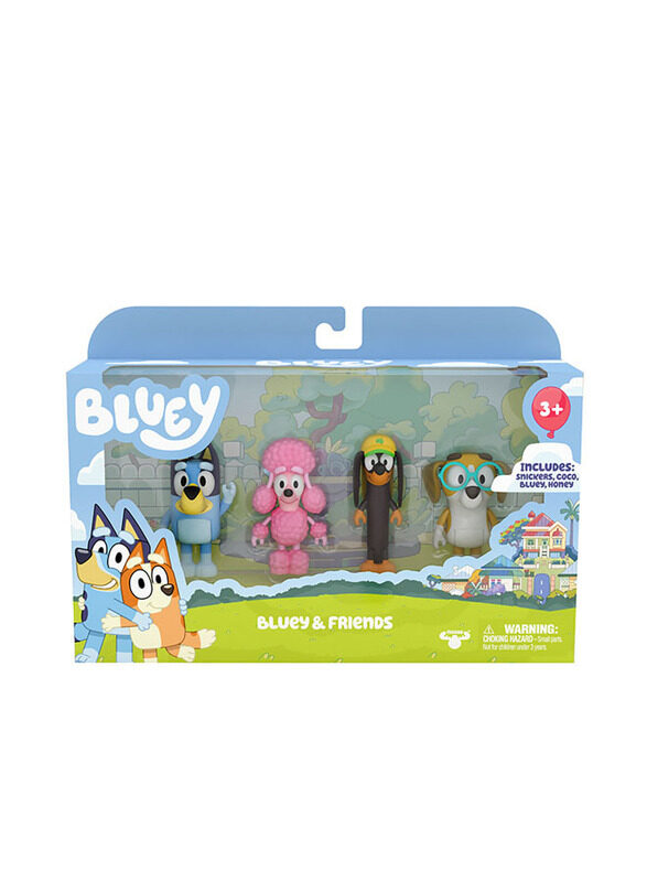 

Moose Bluey & Friends Pack, 4-Piece, Ages 3+