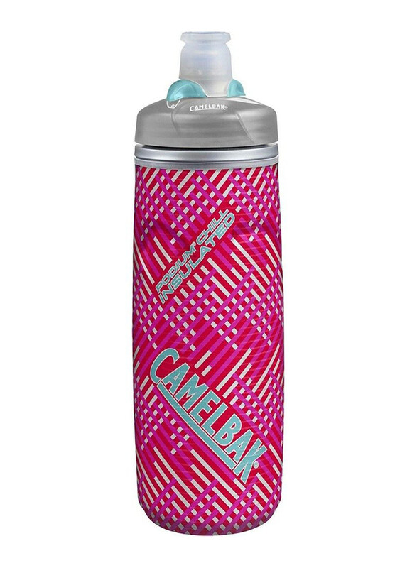 

Camelbak Podium Chill Flamingo Water Bottle, 21oz, Purple