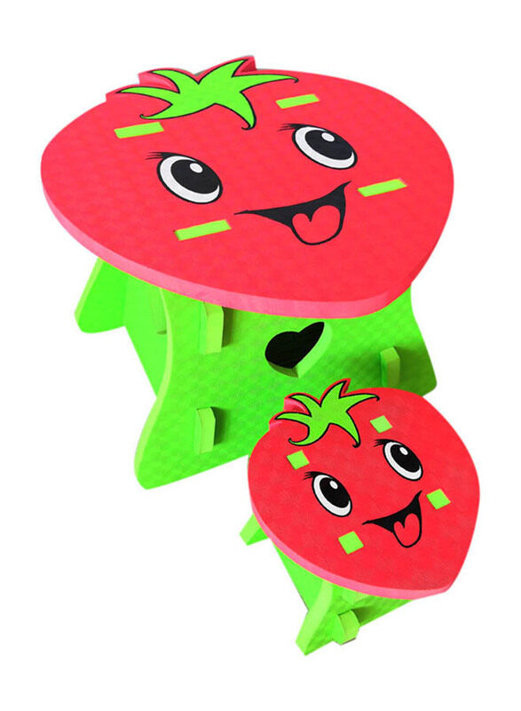 

Stem EVA Strawberry Children's Table and Chair Set, Multicolour