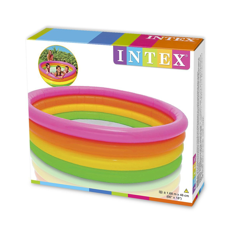Intex Flaming Sunset Glow Swimming Pool for Kids, Multicolour