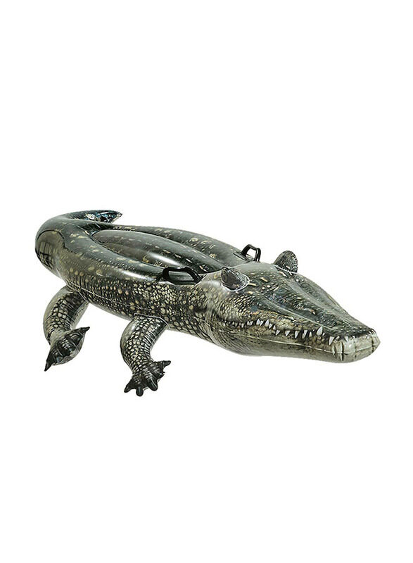 

Intex Realistic Gator Rideon Floater, Ages 3+, Black