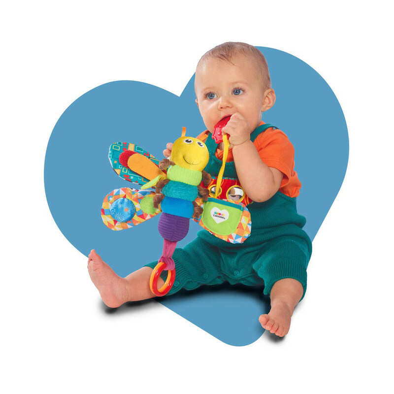 

Tomy Lamaze Clip & Go Freddie the Firefly Sensory Development Baby Toy Rattle, Multicolour