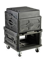 SKB Roto Molded Rack Expansion Case with Wheels, Black