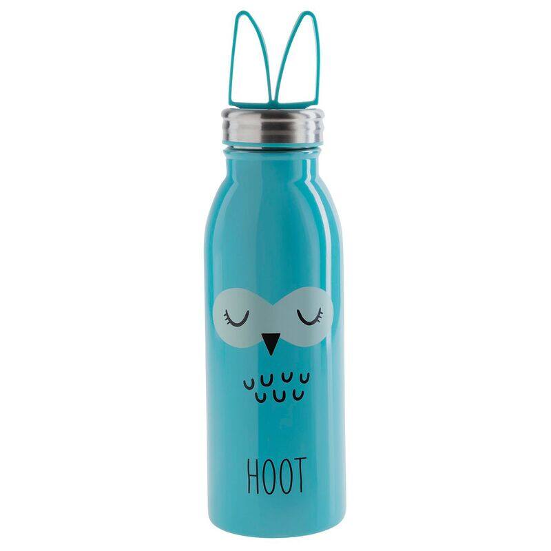 

Aladdin 430ml Stainless Steel Owl Kids Water Bottle Water Bottle, Blue