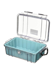 Pelican 1050A WL/WI Micro Case, Aqua Blue Clear