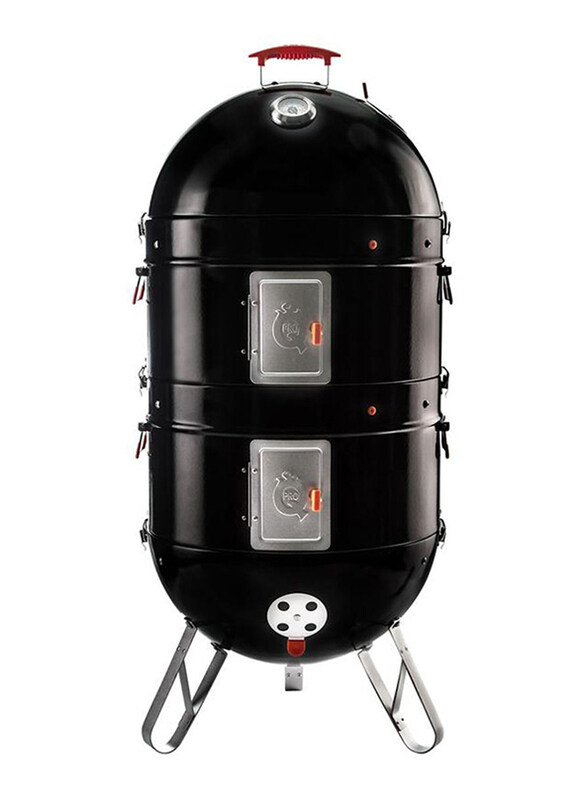 

ProQ 50cm Excel Charcoal BBQ Smoker Version 4.0, Black