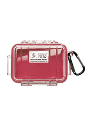 Pelican 1010 WL/WI Micro Case, Clear Red