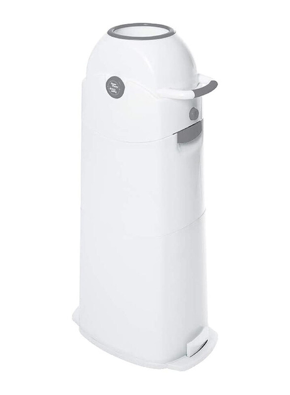 

Diaper Champ Large Nappy Bin, Silver