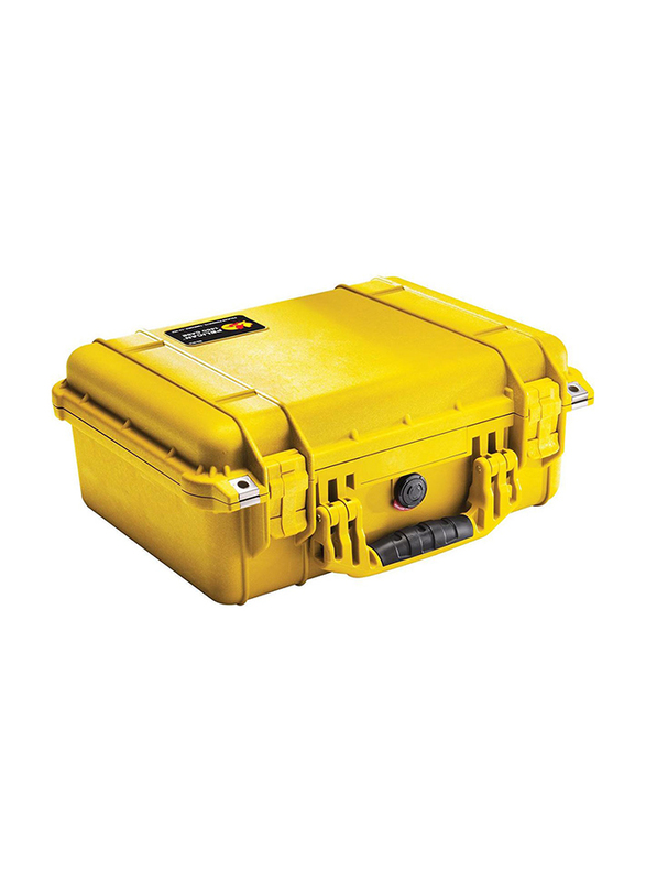 Pelican 1450NF WL/NF Case without Foam, Yellow