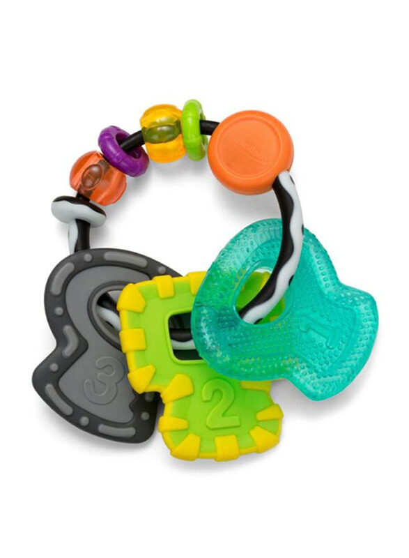 

Infantino Slide & Chew Teether Keys for Baby, 0+ Months, Multicolour