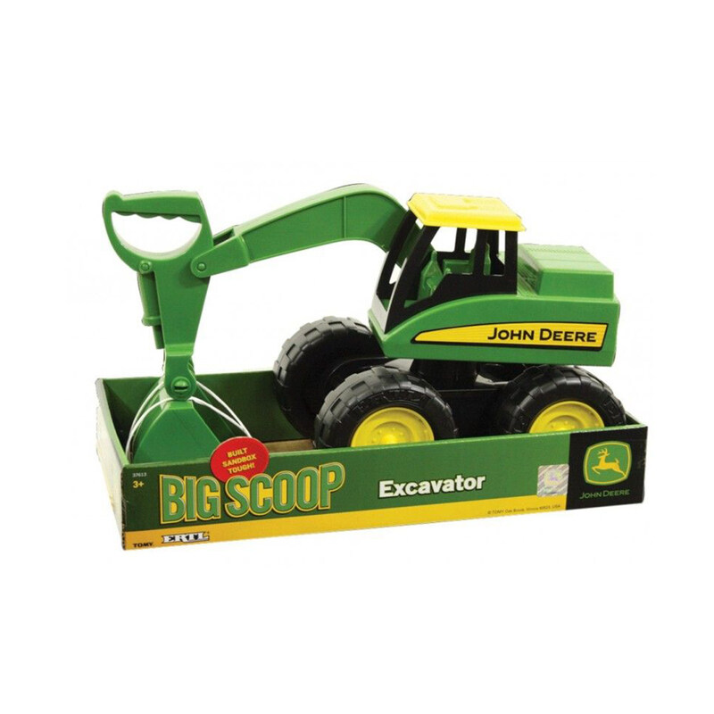 

John Deere Big Scoop Excavator, Ages 3+ Years, Green/Yellow
