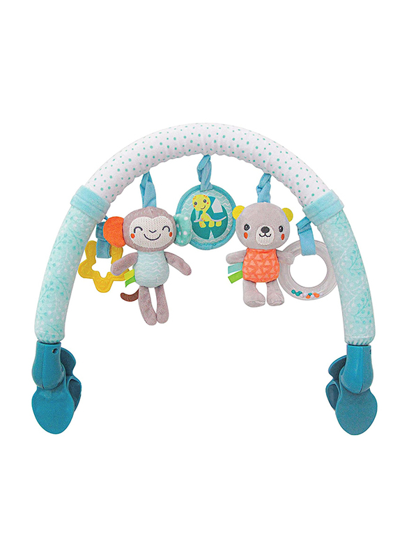 

Moon Jungle Friends Activity Toy Bar, Hanging Toy, Play Arch Stroller Crib Pram Activity Bar, Plush Toy, 0+ Months, Multicolour