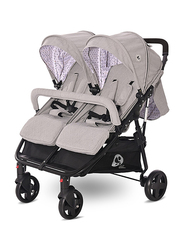 Lorelli Premium Duo Baby Stroller with Bag, Grey Dots