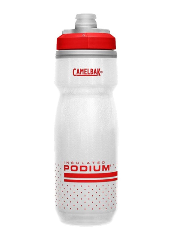 

CamelBak 21oz Podium Chill Water Bottle, Fiery Red/White