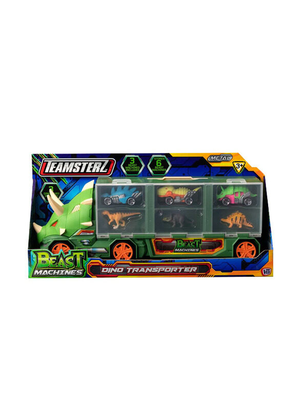 

Teamsterz Beast Machine Dinosaur Transporter Playset, 7 Pieces, Ages 3+