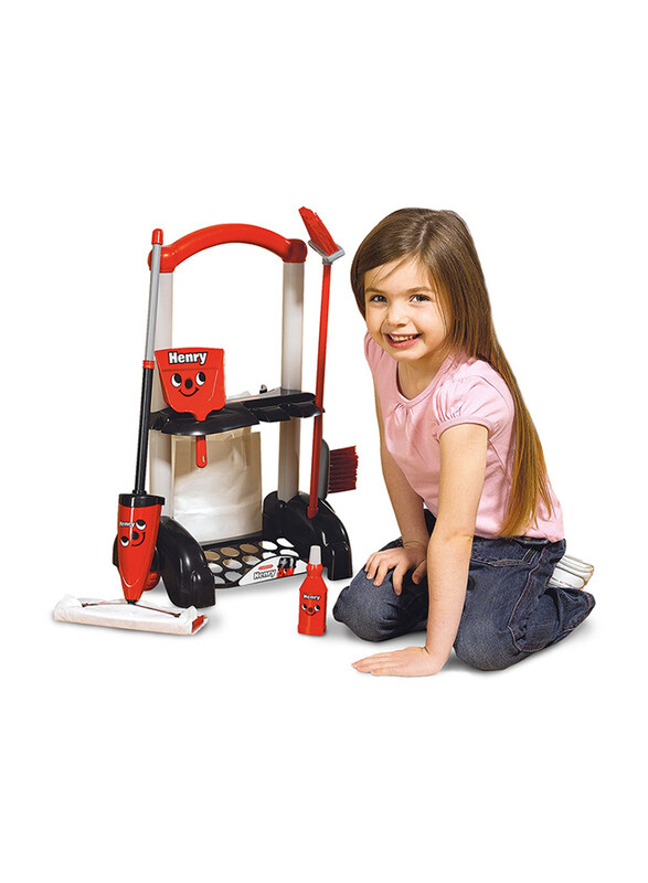 

Casdon Henry Cleaning Trolley Set, Black/Red/White, Ages 3+