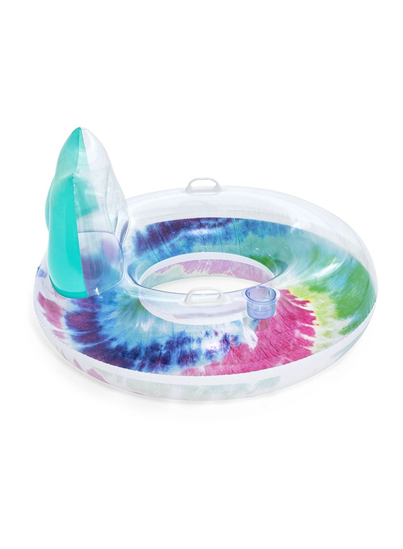 Bestway Swim Ring Tie Dye Floater, Multicolour